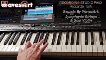 WavesArt libraries & Pa5X Recording Studio in action