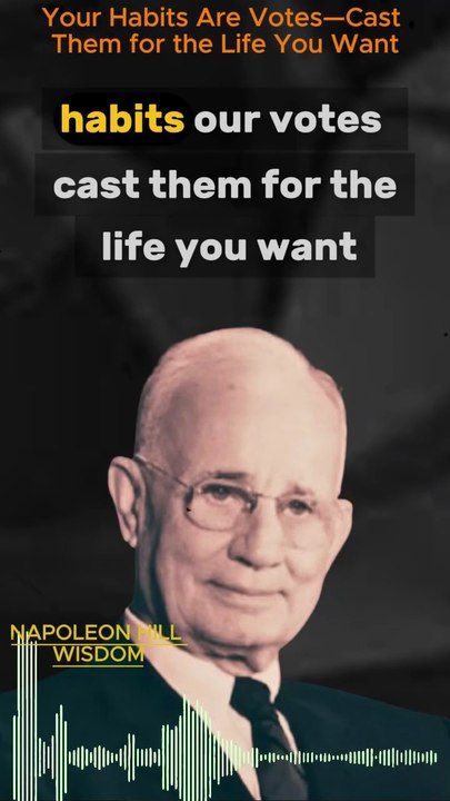 Your Habits Are Votes—Cast Them for the Life You Want/Change Your Habits, Change Your Life – Every Action is a Vote