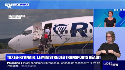 Taxe de solidarité sur les billets d'avion: "Une hausse peut avoir des répercussions sur le tourisme dans notre pays", déplore le ministre des Transports