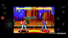 Fatal Fury 2 Terry Bogard vs Terry Bogard clone fala de vitória do Terry Bogard em português