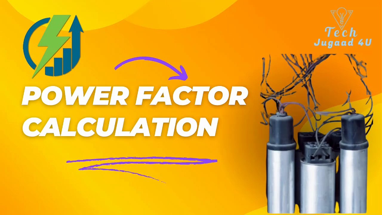 Power factor calculation | power factor kaise nikaale | power factor formula | pf | Tech Jugaad 4U |
