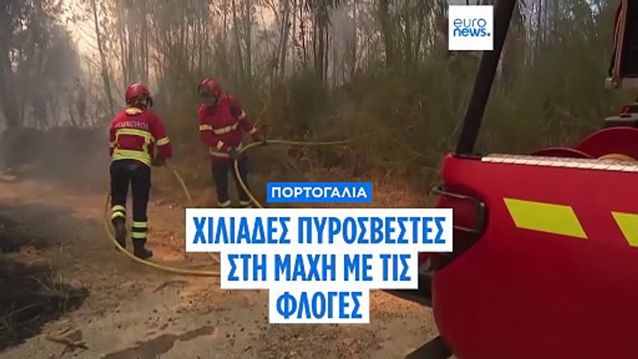 Πορτογαλία: 2.500 πυροσβέστες δίνουν μάχη με τις φλόγες - Εκκενώθηκαν χωριά
