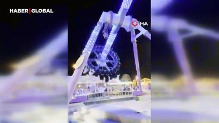 Felaket! Lunaparktaki oyuncak yere çakıldı: 23 yaralı