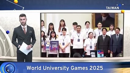 President Lai Celebrates Taiwan's World University Games Team