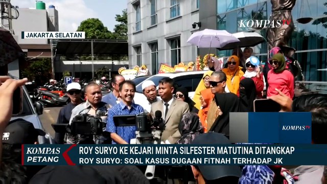 Geram! Ini Alasan Roy Suryo ke Kejari, Desak Silfester Matutina Segera Ditangkap | KOMPAS PETANG