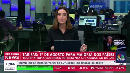 Trump acusa Brics de ameaçar o dólar e reforça guerra comercial; Mariana Almeida analisa
