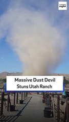 Massive Dust Devil Stuns Utah Ranch