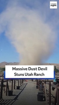 Massive Dust Devil Stuns Utah Ranch