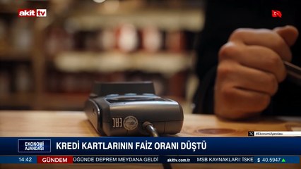 Kredi kartlarının faiz oranı düştü