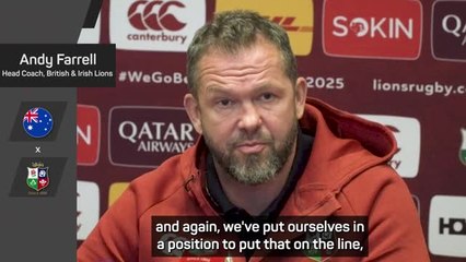 'Trying to be the best Lions team ever' - Jones and Farrell on final Australia Test