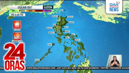PAGASA - Bagong LPA at kumpol ng mga ulap, namataan sa labas ng PAR | 24 Oras