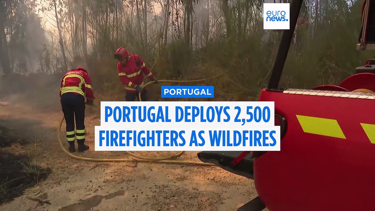 Portugal deploys 2,500 firefighters as wildfires force village evacuations