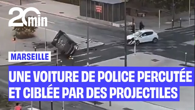 Marseille : Une vidéo de policiers pris à partie après leur accident devient virale sur les réseaux sociaux