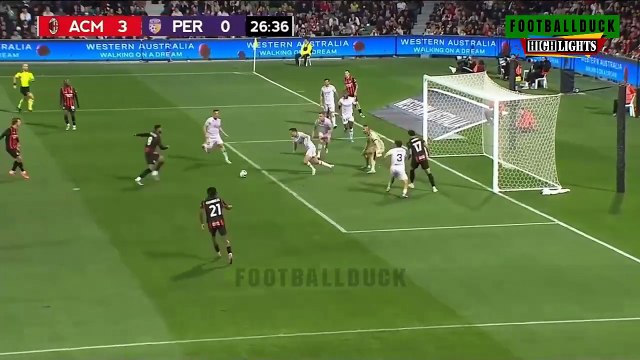 AC Milan vs Perth Glory 9-0 Highlights & All Goals Club Friendlies 2025