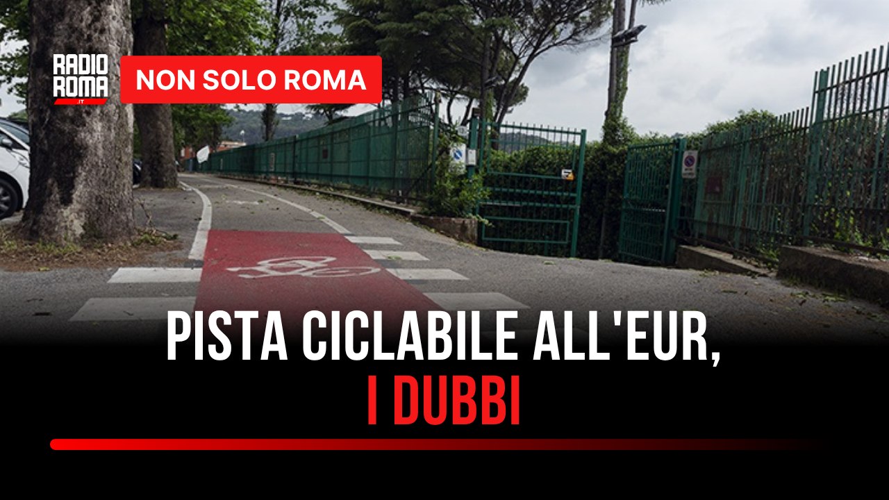 Una pista ciclabile in viale dell'Oceano Atlantico comitati contrari al progetto