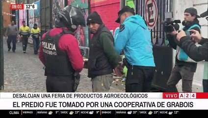 Desalojan un predio tomado por una cooperativa hace más de 20 años en Palermo