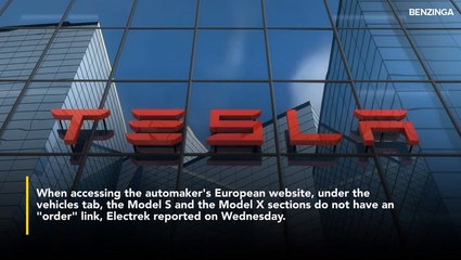 Tesla Stops Taking Orders For Model X, Model S In Europe As Sales Decline