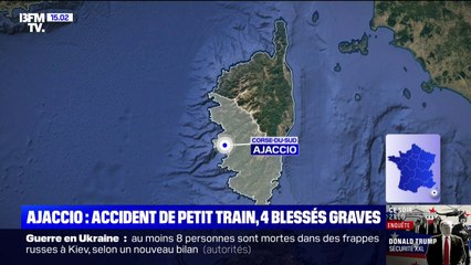 Ajaccio: un accident de petit train fait 15 blessés, dont quatre graves
