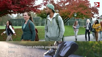 Zügiges Gehen kann Leben retten