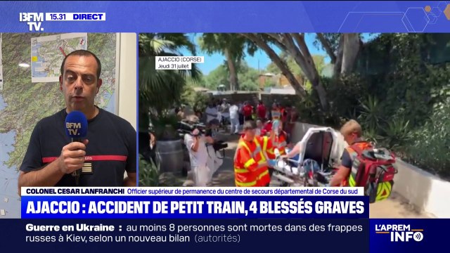 Accident de train en Corse: Les services de secours sont intervenus rapidement , assure cet officier supérieur du centre de secours de Corse du sud