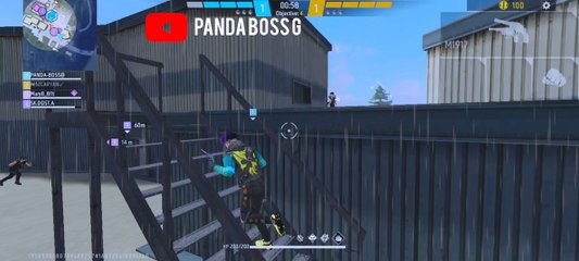 Free Fire Max New Pistal game play 1v3 clutch Game 🎮