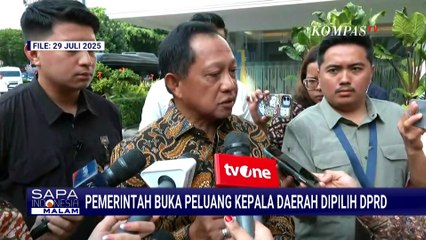 Pro-Kontra DPRD Pilih Kepala Daerah, Begini Kata Mendagri-Eks Ketua MK | SAPA MALAM