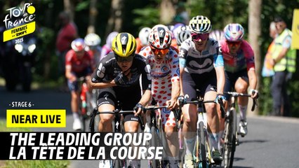 The leading group - Stage 6 - Tour de France Femmes avec Zwift 2025