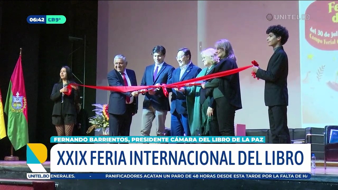 La Feria Internacional del Libro de La Paz inaugura su edición Bicentenario