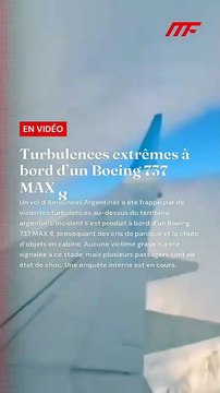 ✈️🇦🇷 FLASH | Turbulences extrêmes à bord d’un Boeing 737 MAX 8 Un vol d’Aerolíneas Argentinas a été frappé par de violentes turbulences au-dessus du territoire argentin. L’incident s’est produit à bord d’un Boeing 737 MAX 8....