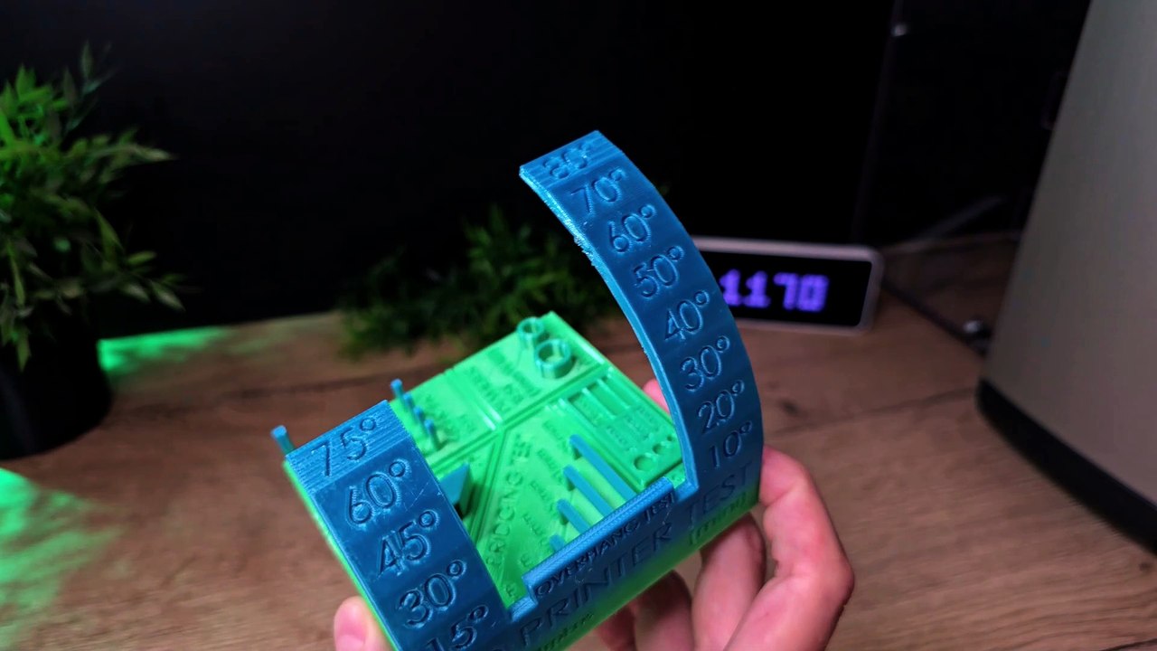 🧪 Bambulab A1 Mini 3D Printer Test - 0.4 Nozzle - Horizontal Overhangs Bambu A1 Mini