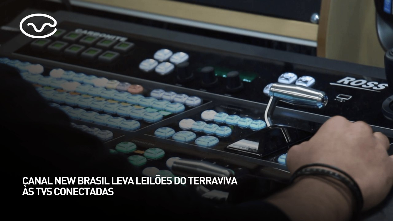 Canal New Brasil leva leilões do terraviva às tvs conectadas