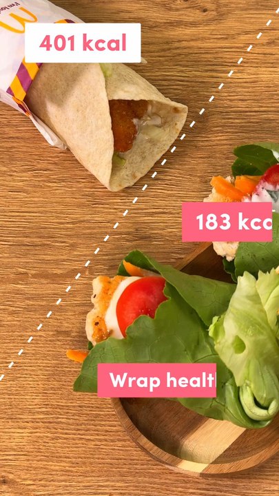 kcal wrap macdo / wrap de laitue