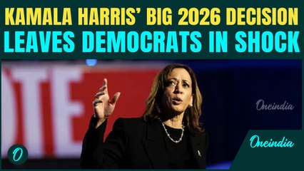US News: Kamala Harris Abandons 2026 California Bid; Bows Out Of CA Race, Hints ‘Big One’ Is Coming