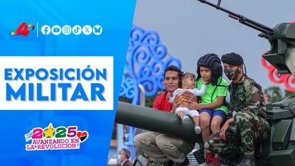 🇳🇮 Familias visitan exposición del Ejército de Nicaragua  ¡Abierta hasta el 6 de agosto!