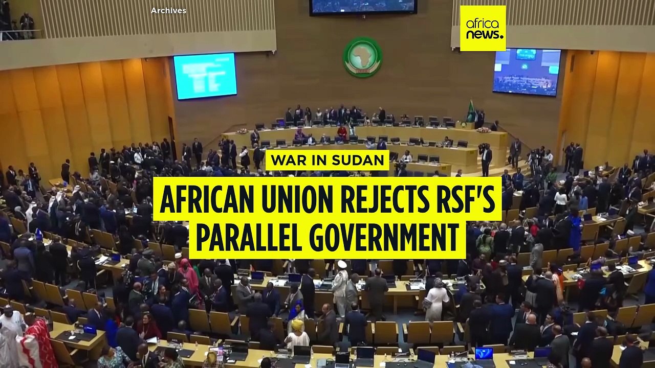 African Union rejects RSF’s rival government in Sudan amid escalating conflict
