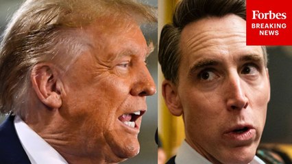 Trump Lobs Online Attack On 'Second-Tier Senator' Josh Hawley After PELOSI Act Vote