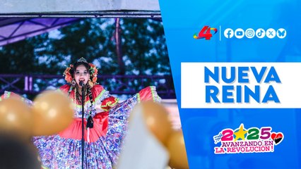 👑 Norma Arévalo es coronada Reina de las Fiestas Tradicionales de Managua 2025 🎉