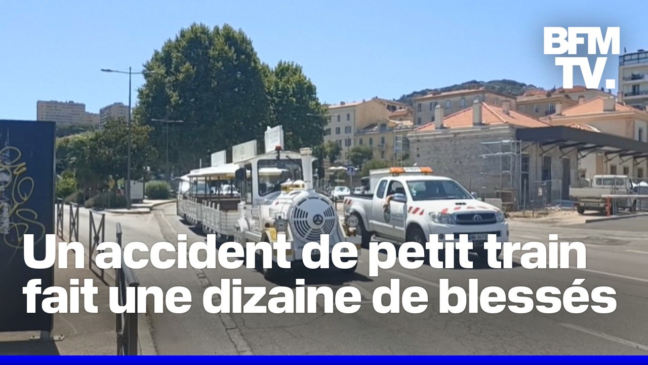Blessés graves, conducteur en garde à vue... Ce que l'on sait de l'accident de petit train à Ajaccio
