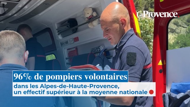 96 % de pompiers volontaires dans les Alpes-de-Haute-Provence, un effectif supérieur à la France