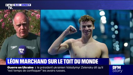 "C'est une immense fierté": Michel Coloma, directeur du club d'enfance de Léon Marchand réagit au titre mondial du nageur