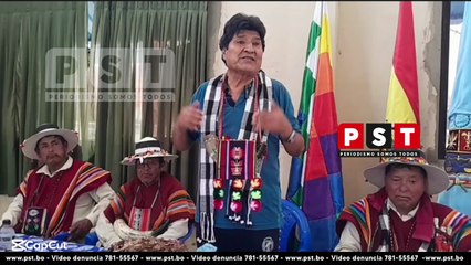 “EVO MORALES: ‘ALGUNOS COMPAÑEROS DICEN QUE DIOS ME HA MANDADO; YO NO CREO, PERO A VECES ME HACEN CREER”“EVO MORALES: ‘ALGUNOS COMPAÑEROS DICEN QUE DIOS ME HA MANDADO; YO NO CREO, PERO A VECES ME HACEN CREER”