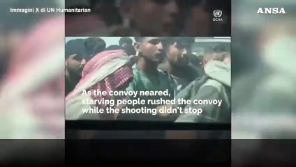 In un video la disperazione e gli spari all'attesa di aiuti Onu