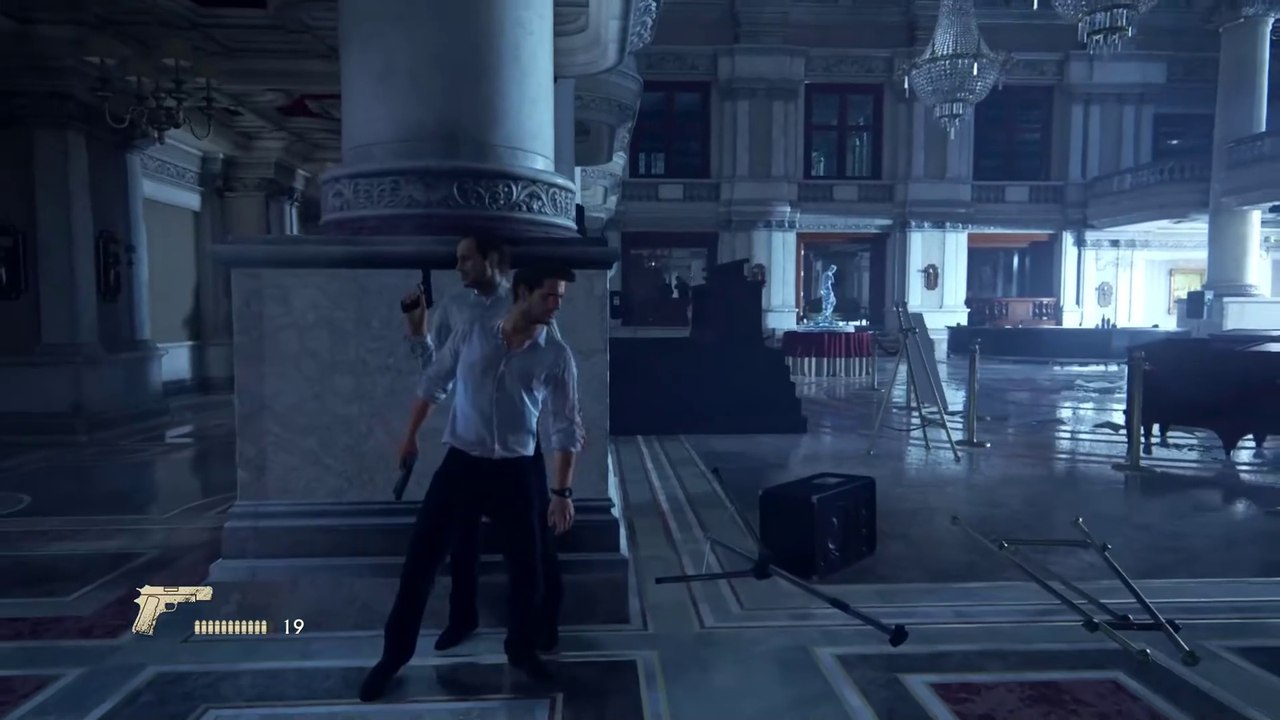 UnCharted4 Hard Mode - Ballroom Fight PC how to beat headshot #gameplay#uncharted4#gaming#headshot#pcgaming