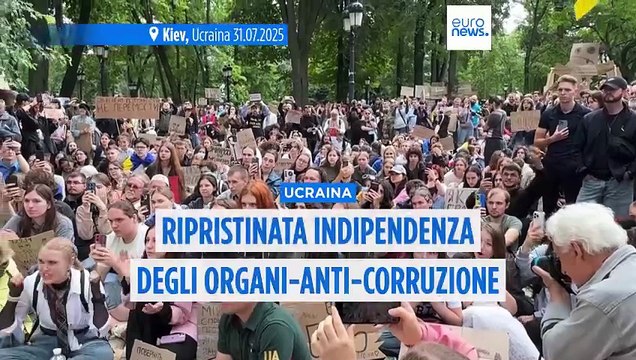 Il Parlamento ucraino approva legge per ripristinare l'indipendenza degli organi anti-corruzione