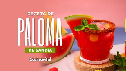 Receta de paloma de sandía ¡En 10 minutos!