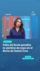 Falta de lluvia paraliza la siembra de soya en el Norte de Santa Cruz