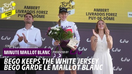 Liv White Jersey Minute - Stage 6 - Tour de France Femmes avec Zwift 2025