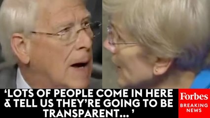 Elizabeth Warren And Roger Wicker Get Into Testy Back And Forth Over Trump Noms' Transparency Pledge