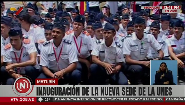 Vpdte. Sec. Diosdado Cabello entrega nueva sede de la UNES en Monagas a sus estudiantes