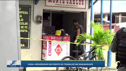 Casal assassinado em frente ao trabalho em Maranguape